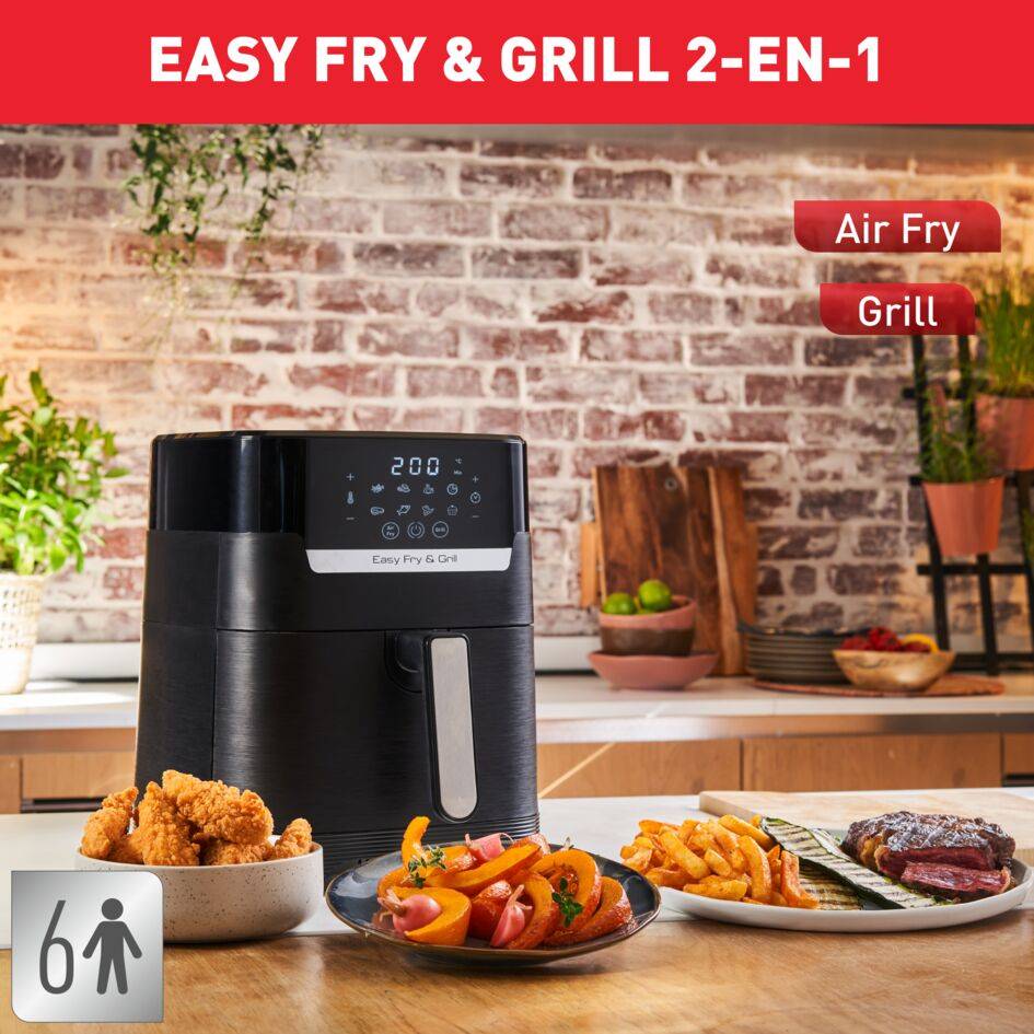 Easy Fry & Grill EZ505810 Air fryer - 8 programmes - 4,6L
