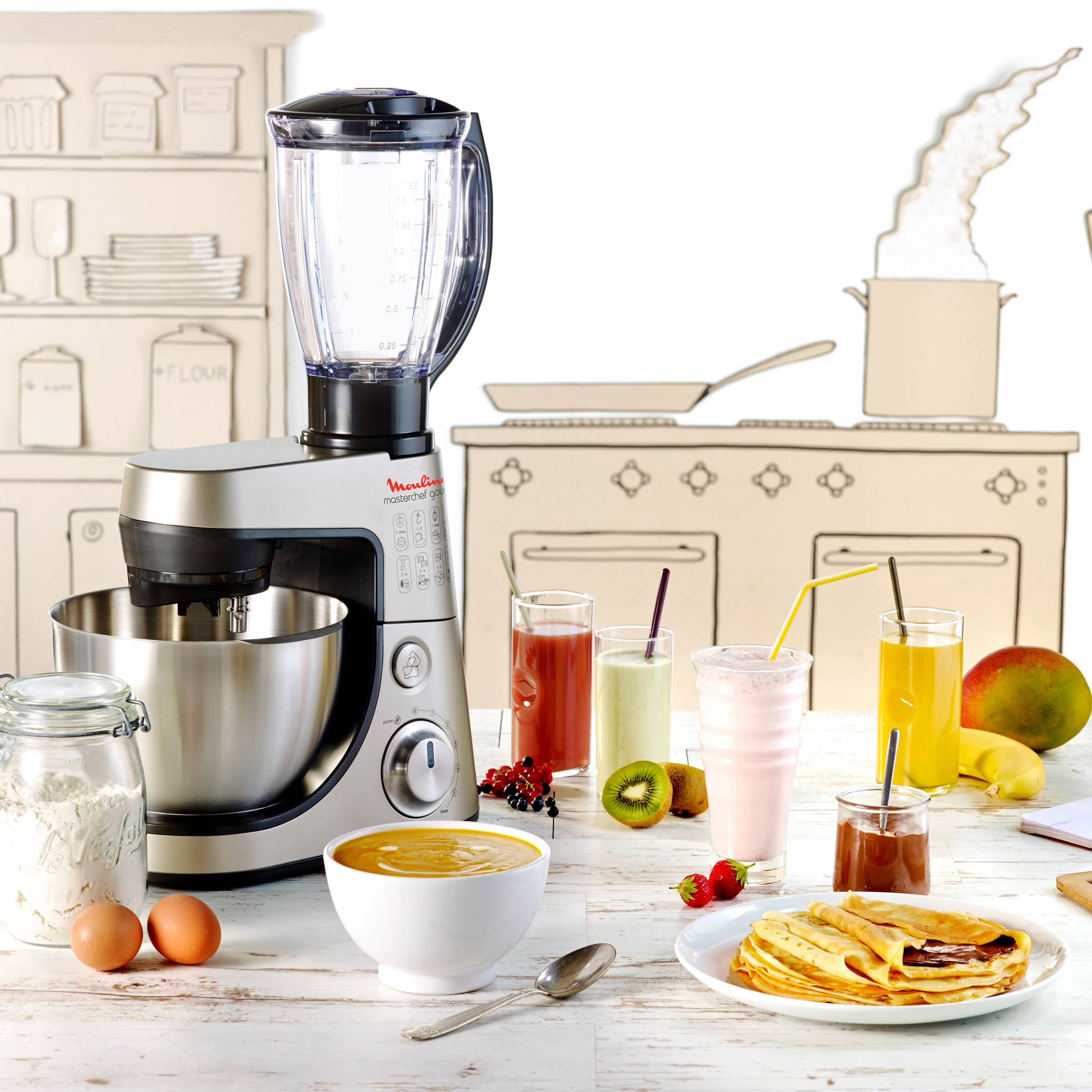 Kitchen machine masterchef gourmet