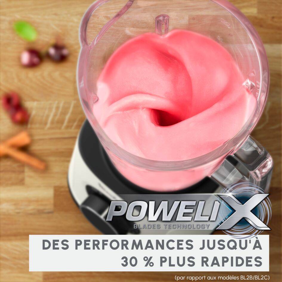 Blender PerfectMix Essential, 1 200 W, Technologie de lames Powelix