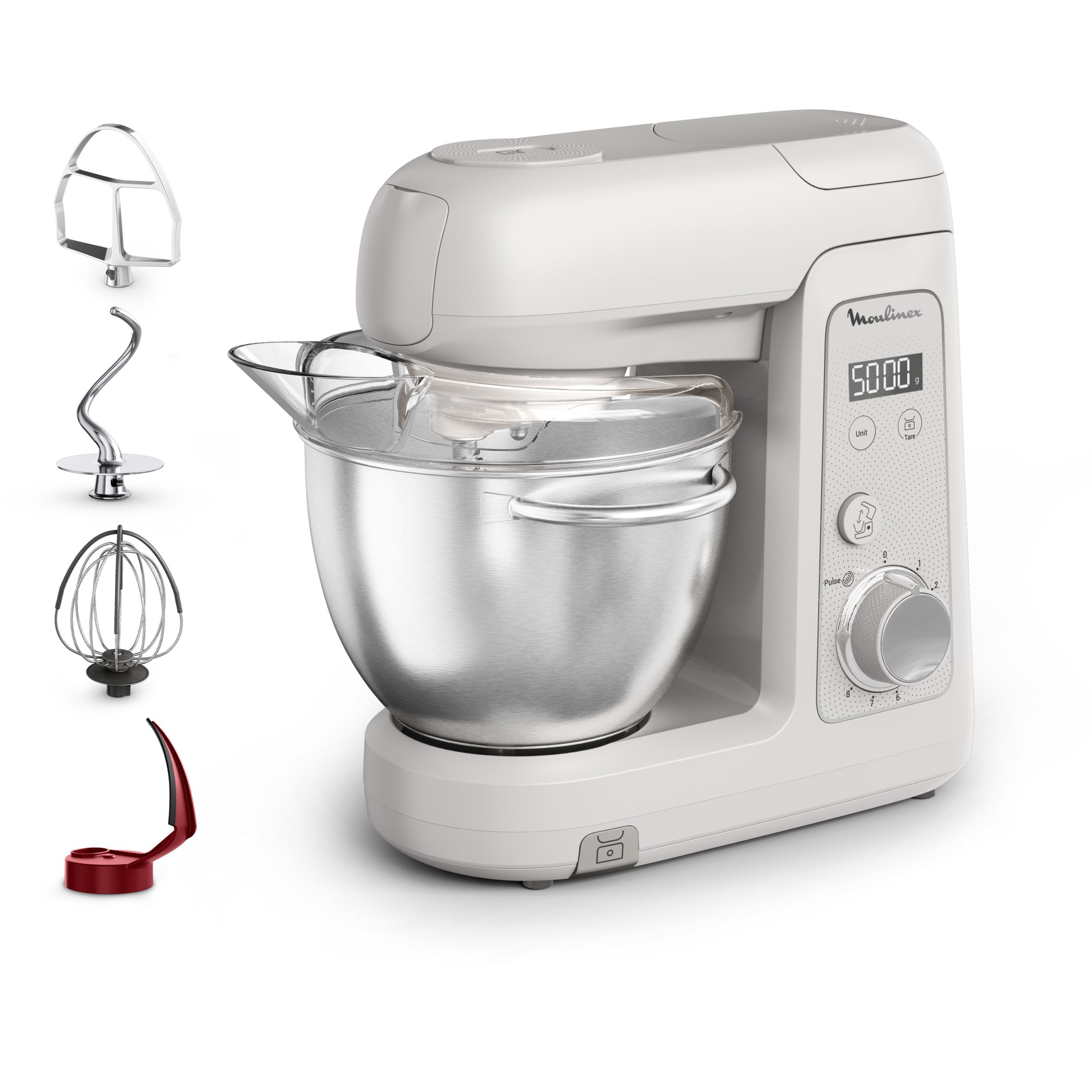 Bake Partner+ QA540BF1 Keukenrobot - Geïntegreerde weegschaal - BAKEGOOD accessoireset - 1100 W - 4,6L