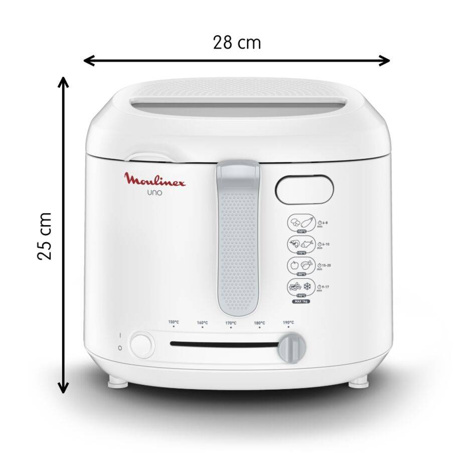 Uno AF203110 Friteuse - 1.470W - 1 kg de frites