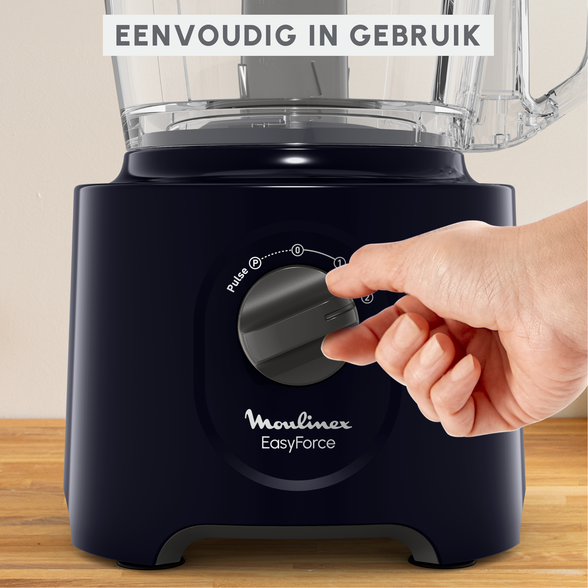 Easy Force, keukenmachine, 4 hulpstukken, 15 functies
