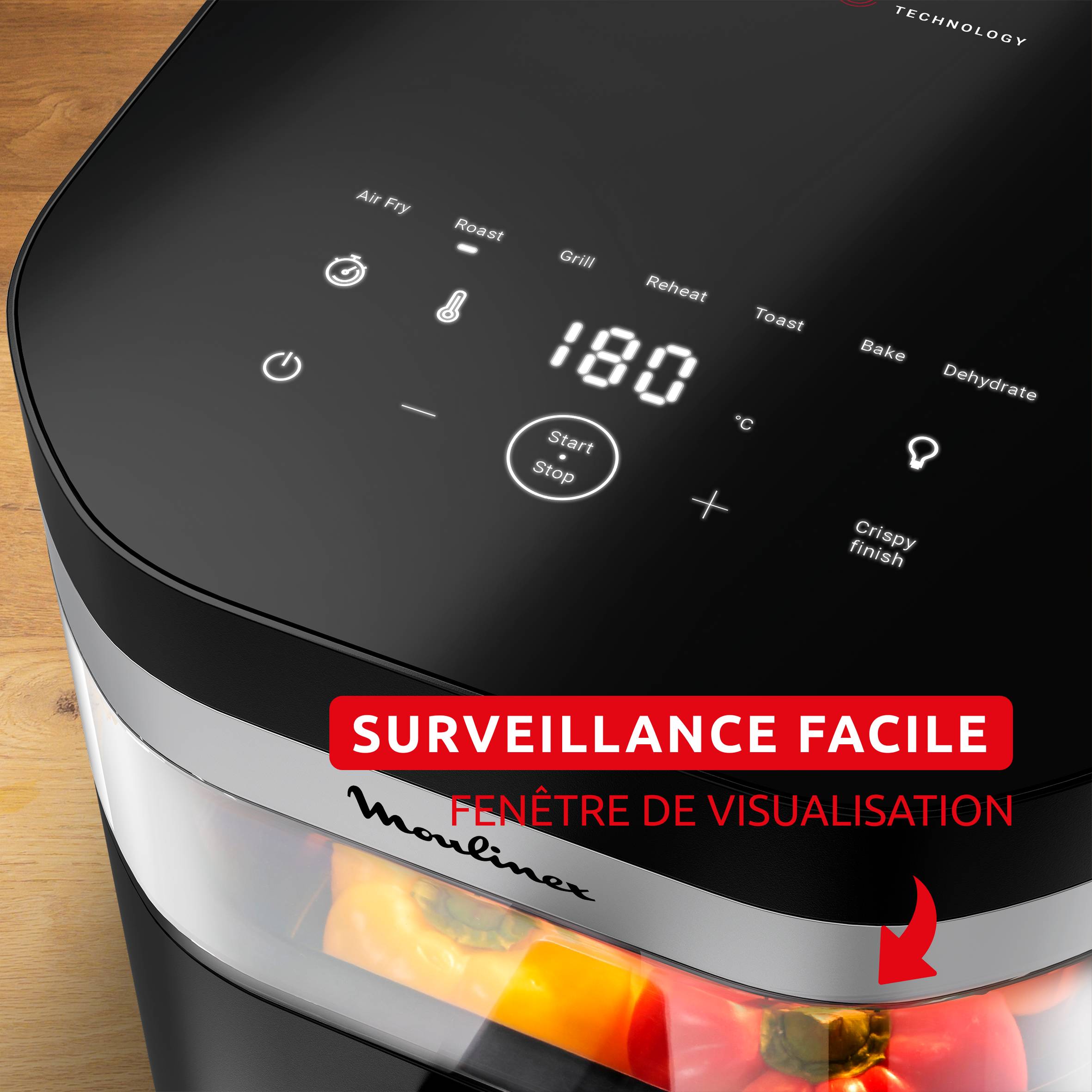 Easy Fry Infrared EZ832HF0 Air fryer - 8 programmes - 7L - Technologie infrarouge