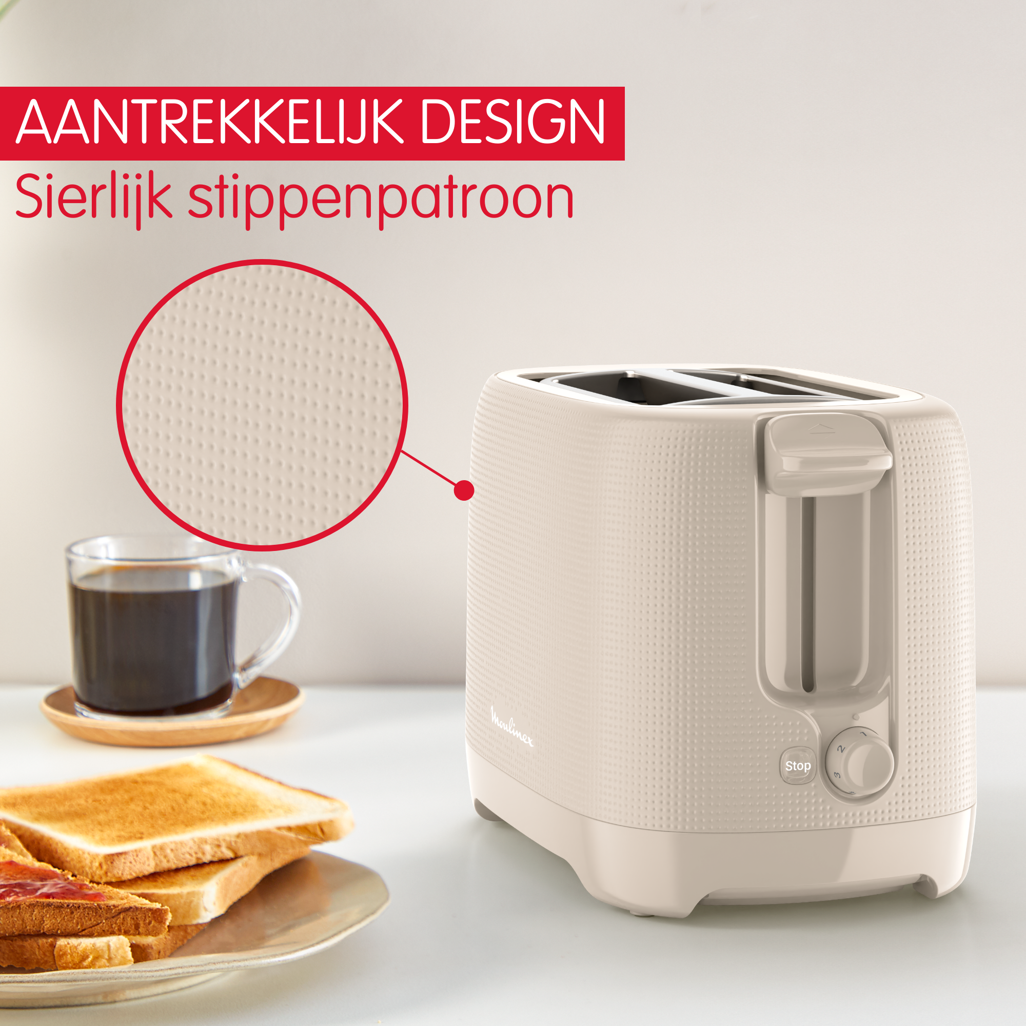 Morning LT2M0B10 Broodrooster - 2 korte sleuven