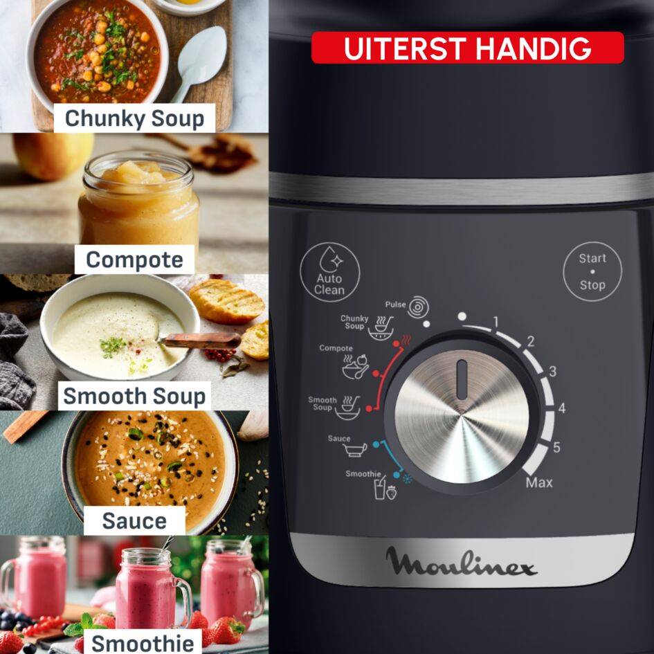 Blend Force Cook LM5768F0 - Kookblender - 1000 W - 6 snelheden - 5 automatische programma’s