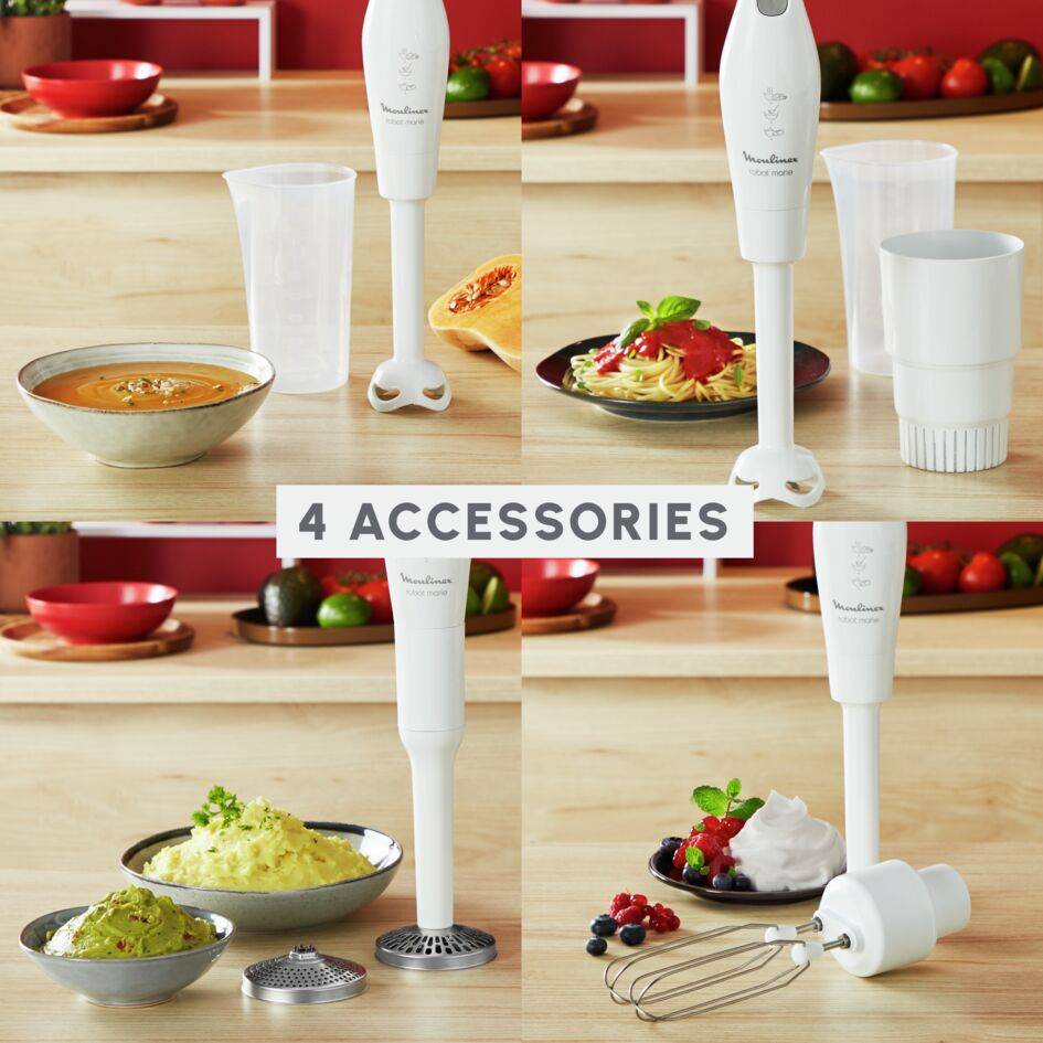 Robot Marie DDG25110 Mixeur plongeant - 450W - 7 accessoires