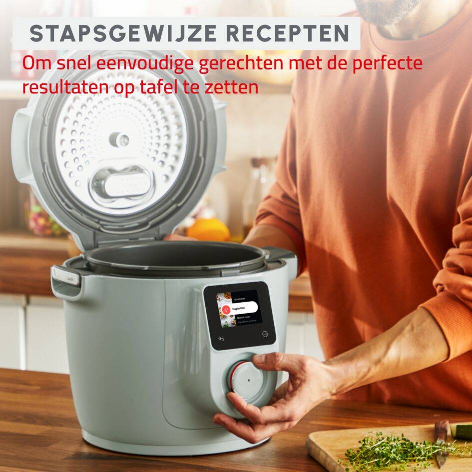 Cookeo Wifi 10-in-1 CE96G310 Intelligente hogedruk multicooker - 10 programma's - Oneindig aantal recepten - Geconnecteerd