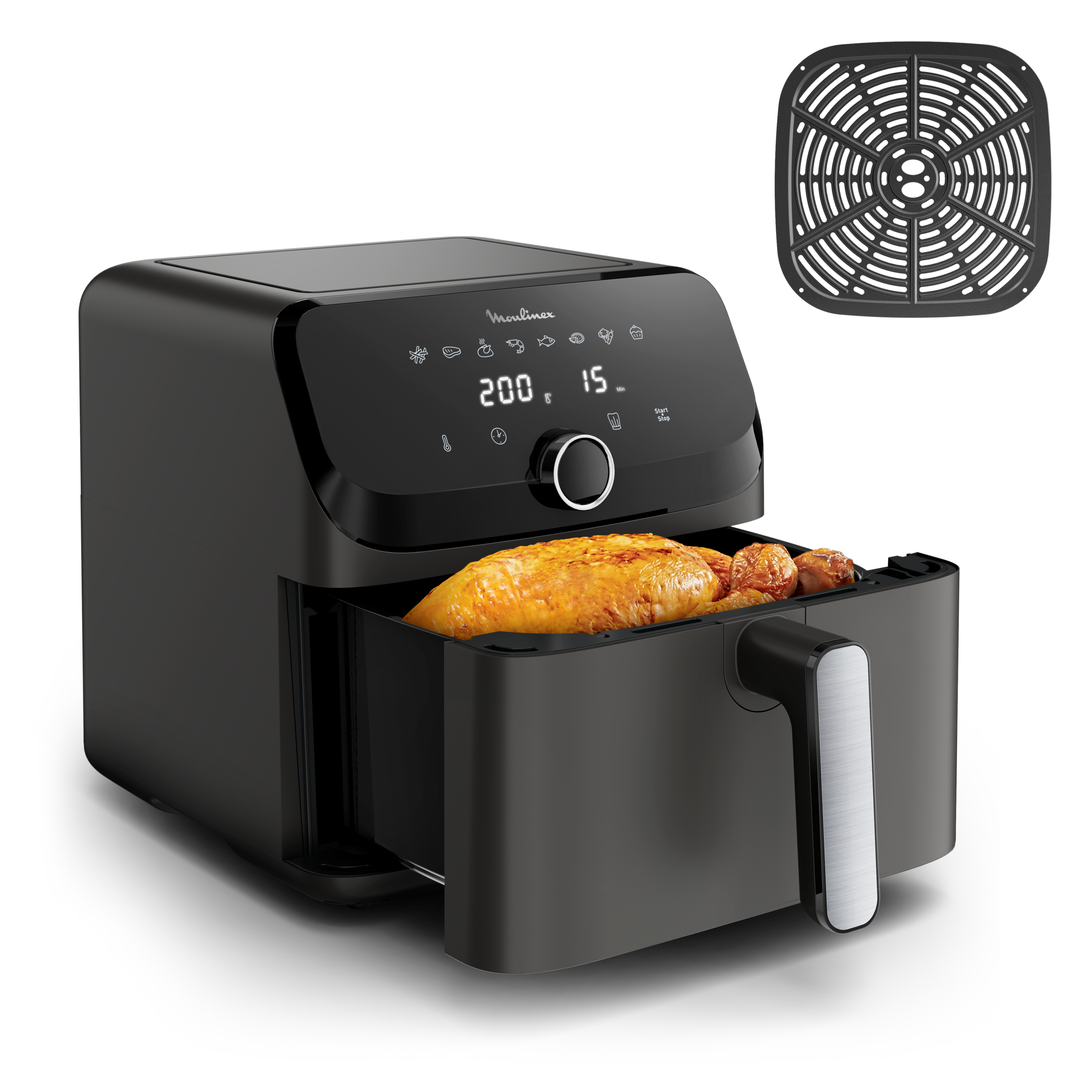 Easy Fry Mega EZ855HF0 Air Fryer - 8 programma's - 7.5 L