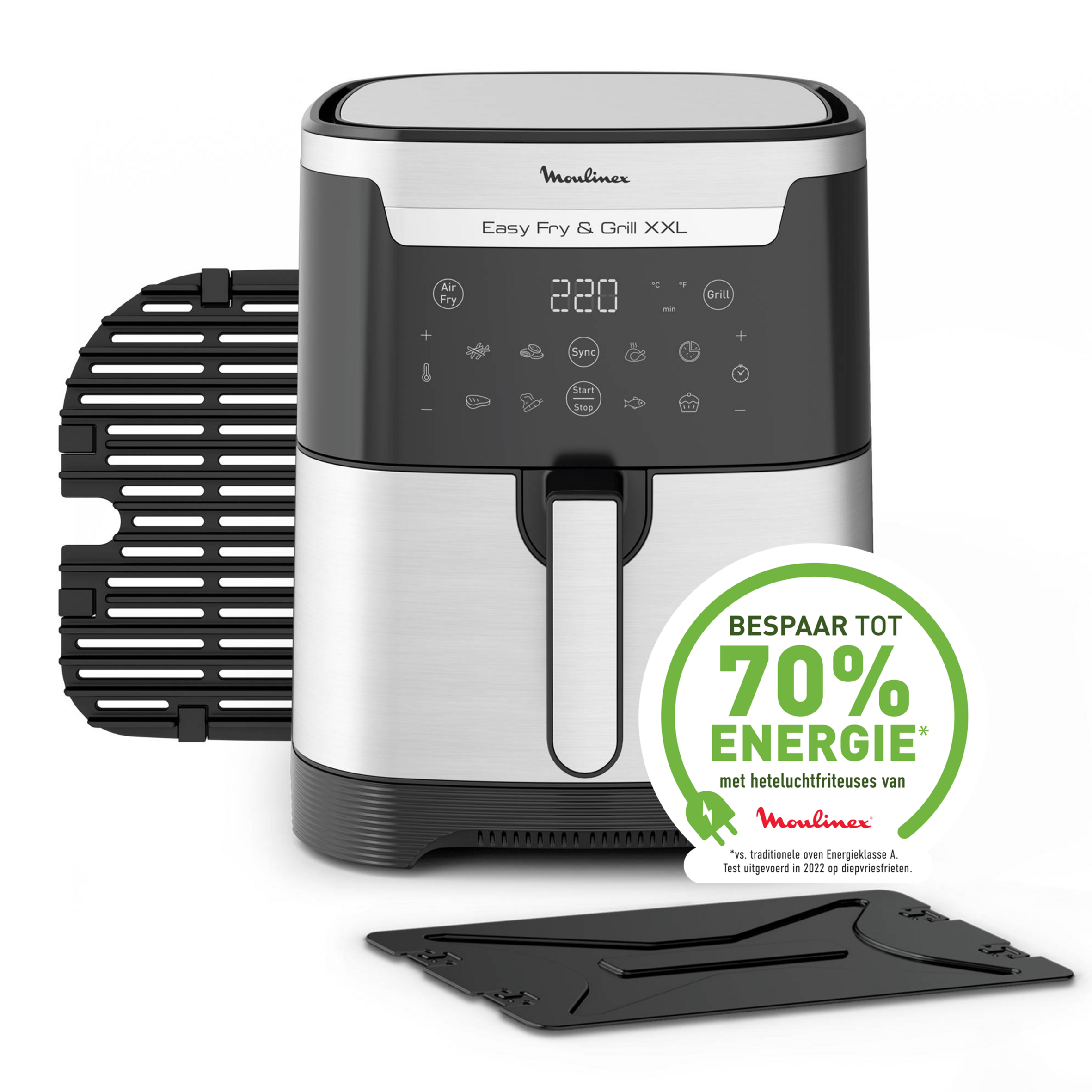 Easy Fry & Grill XXL EZ801D10 Air fryer - 8 programma's - 6,5L