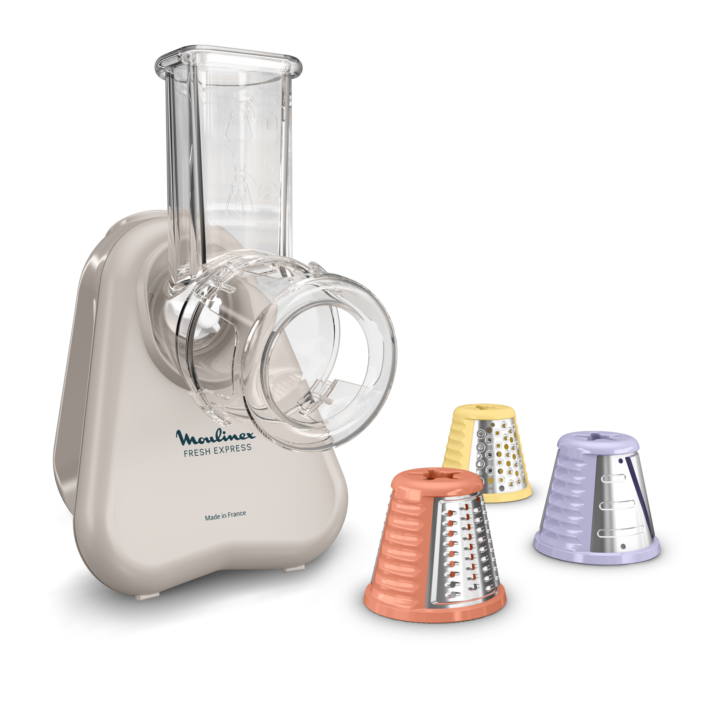 Fresh Express Écru DK853BE0 Groentesnijder - 150W – 3 accessoires