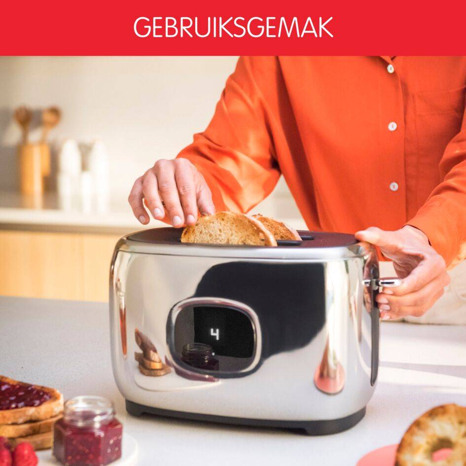 Majestuo LT883D10 Broodrooster - 2 korte sleuven - Touchscreen