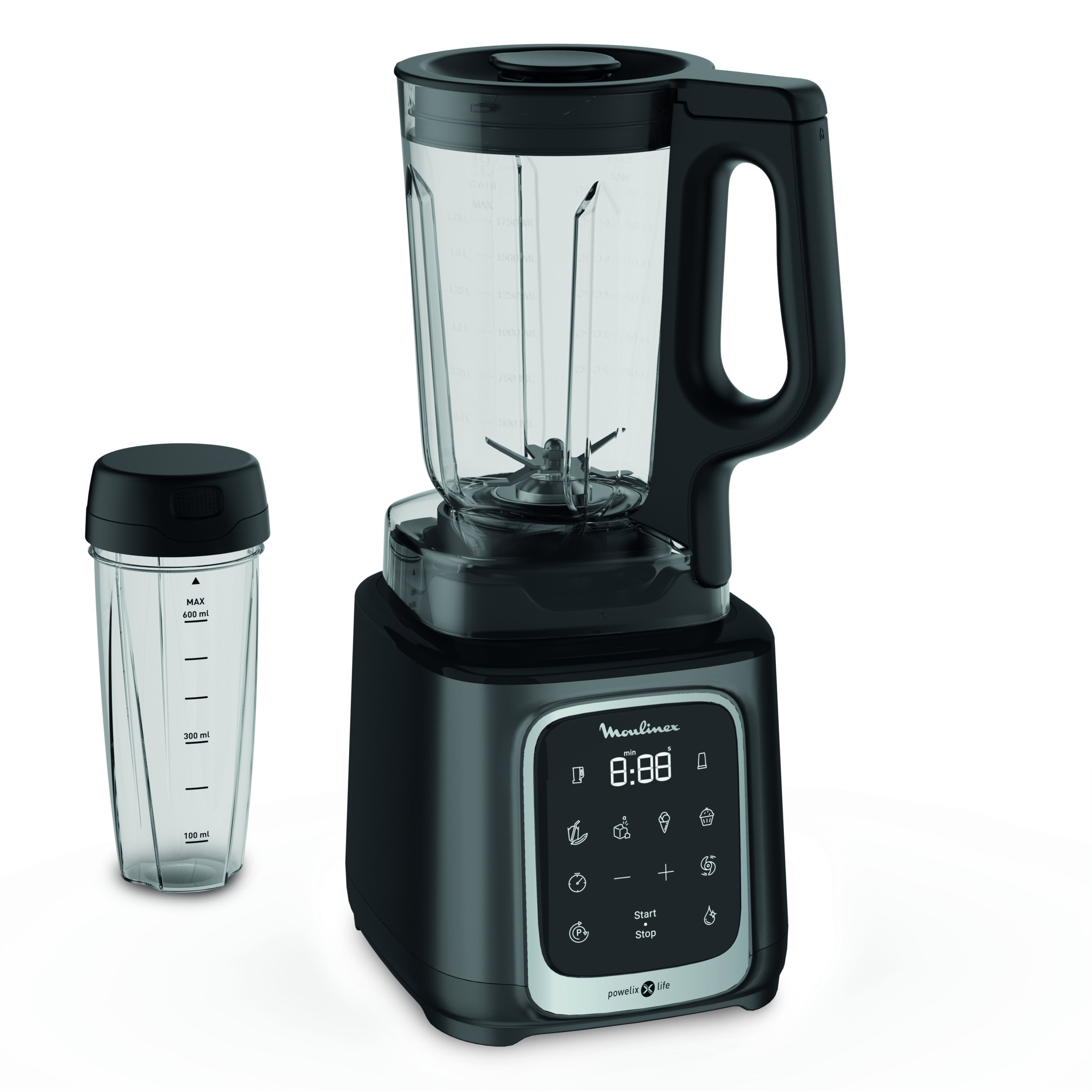 InfinyMix+ LM91HD10 Blender haute vitesse - 1.600W - 6 programmes - 2,6L