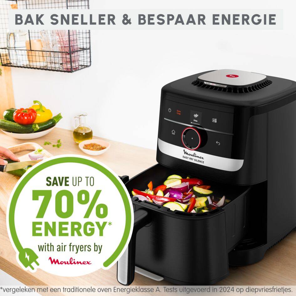 Easy Fry Silence EZ5728F0 Air fryer - Smart Assist - 5L - Stille technologie
