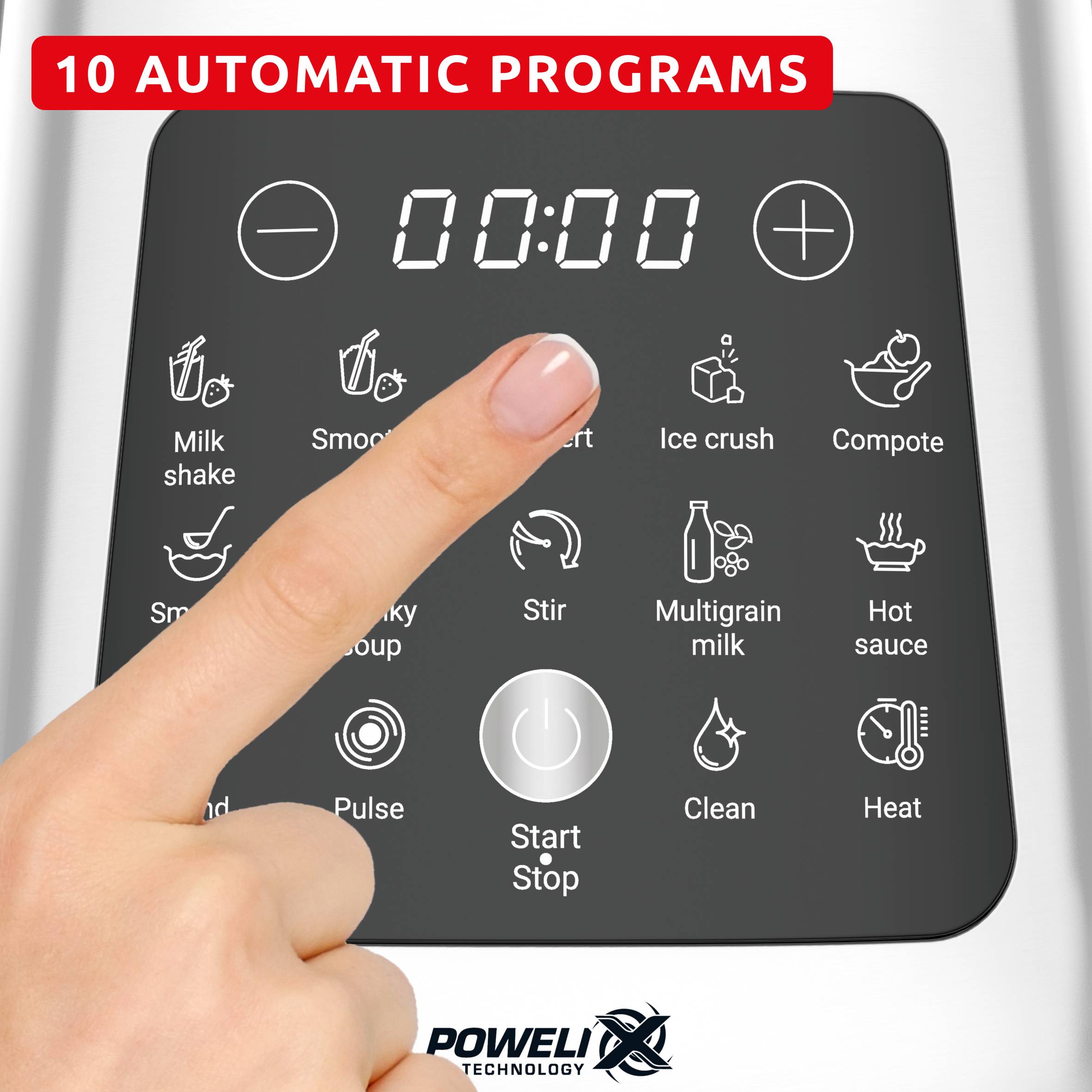 PerfectMix Cook LM835D10 Blender chauffant haute vitesse - 1.400W - 10 programmes - 2,0L