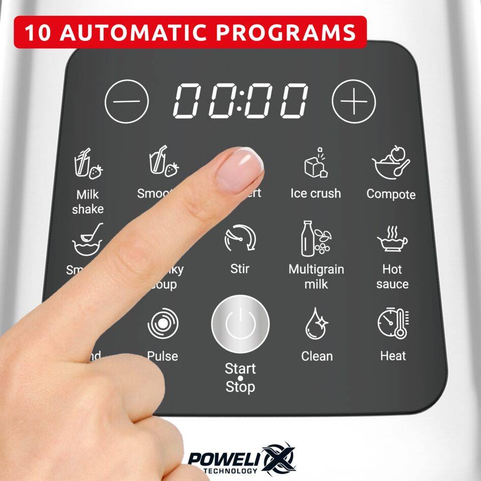 PerfectMix Cook LM835D10 Blender chauffant haute vitesse - 1.400W - 10 programmes - 2,0L