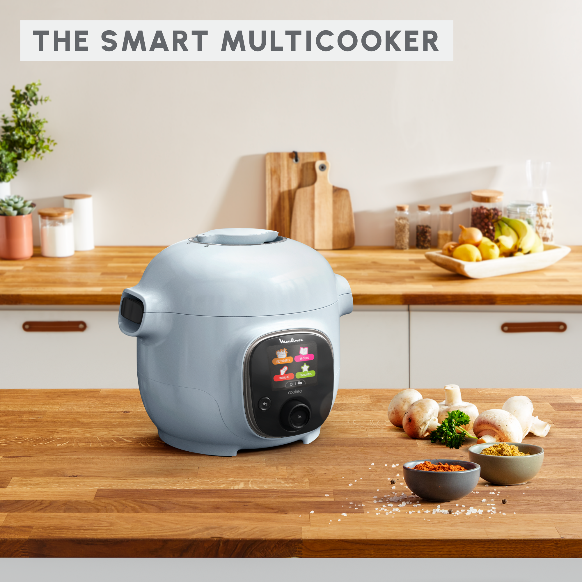 Cookeo Mini CE880410 Intelligente hogedruk multicooker - 6 programma's - 150 recepten