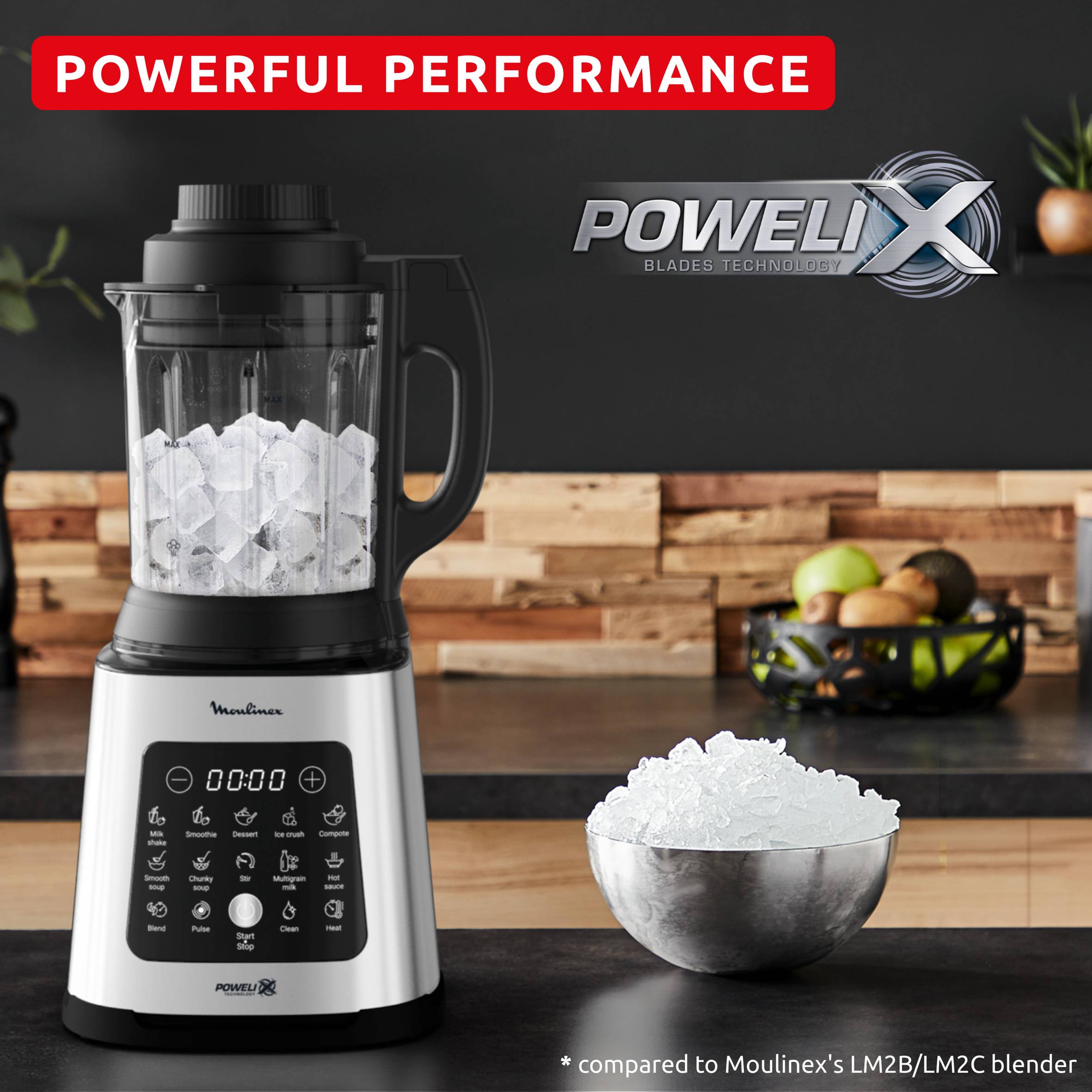 PerfectMix Cook LM835D10 Heating high-speed blender - 1.400W - 10 programma's - 2,0L