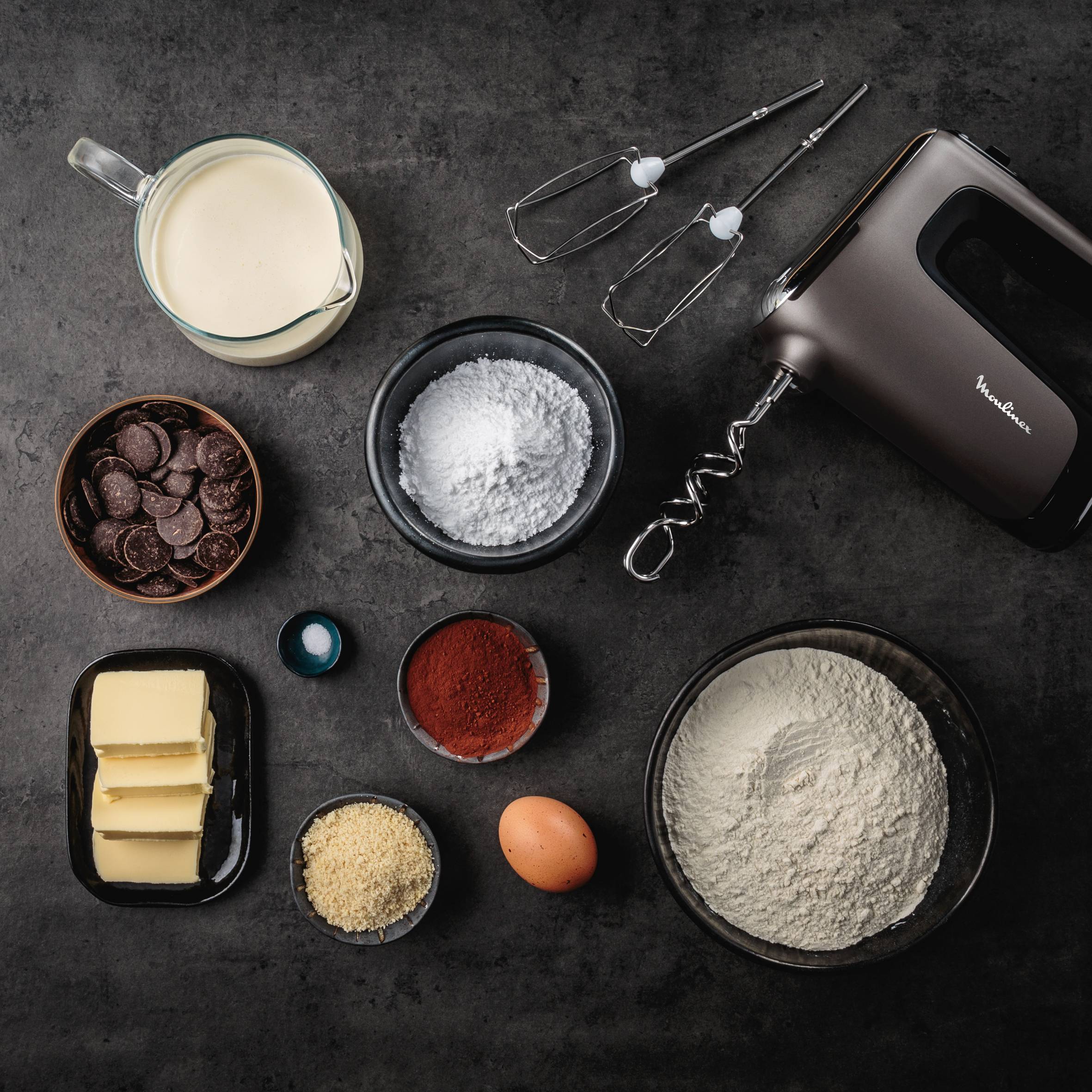 PowerMix Silence HM653910 – Handmixer – 600 W – 7 accessoires – Geluidsarm