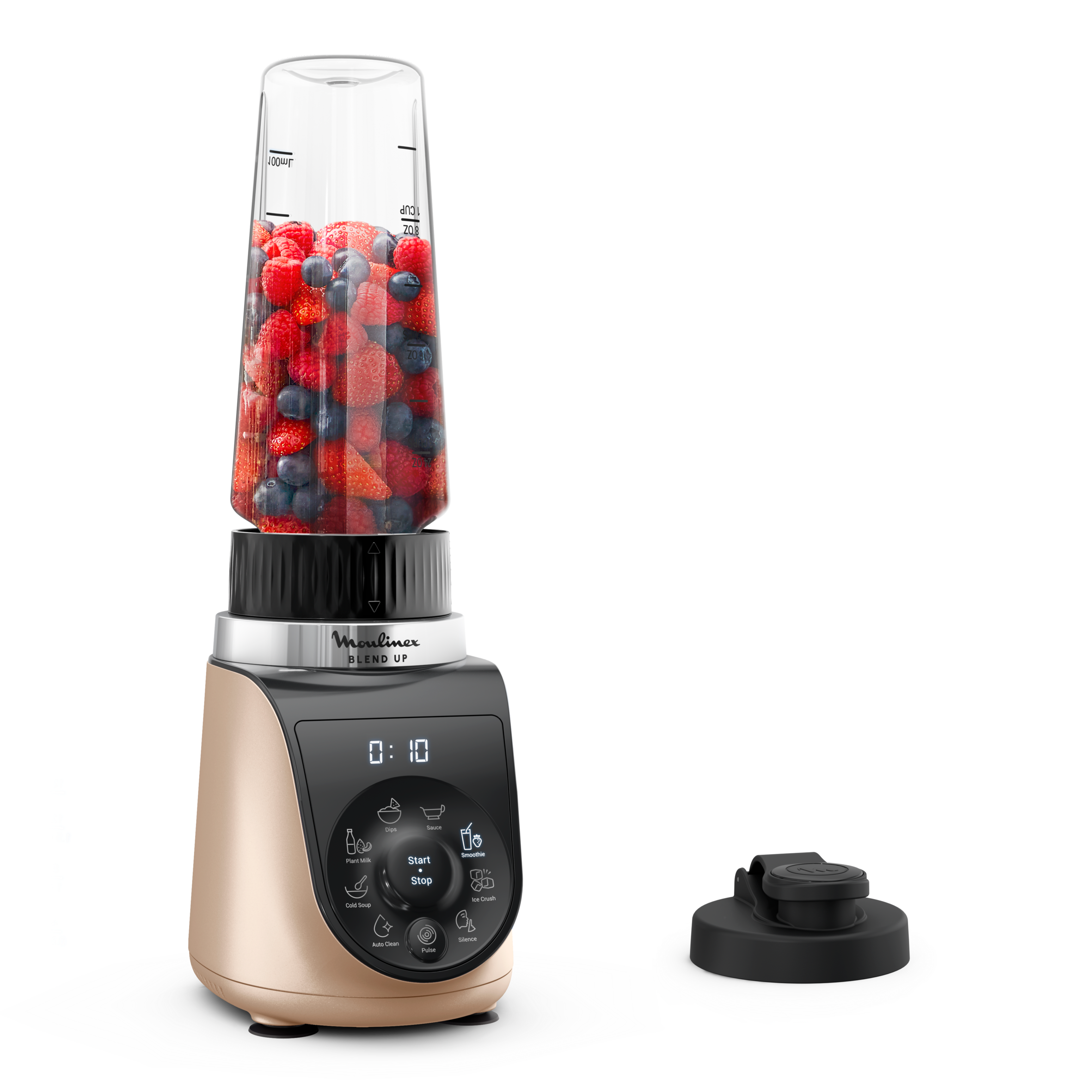 Blend Up, Mini blender puissant, 1 000 W, 8 programmes automatiques