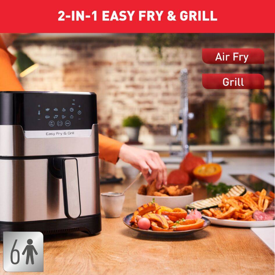 Easy Fry & Grill EZ505D10 AIr fryer - 8 programma's - 4,6L