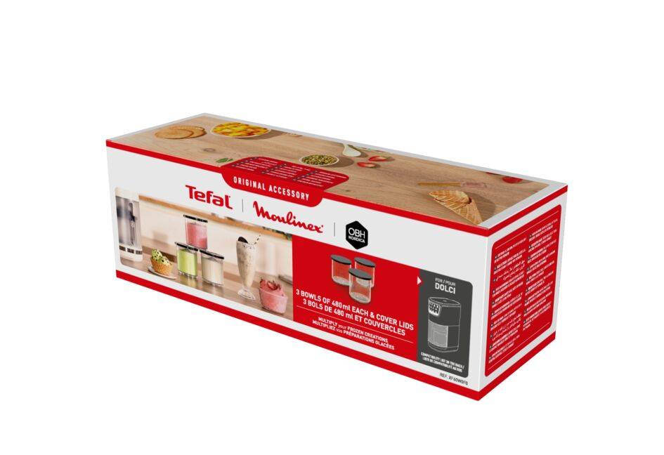 3 bols de 480 mL avec couvercles XF60W0F0