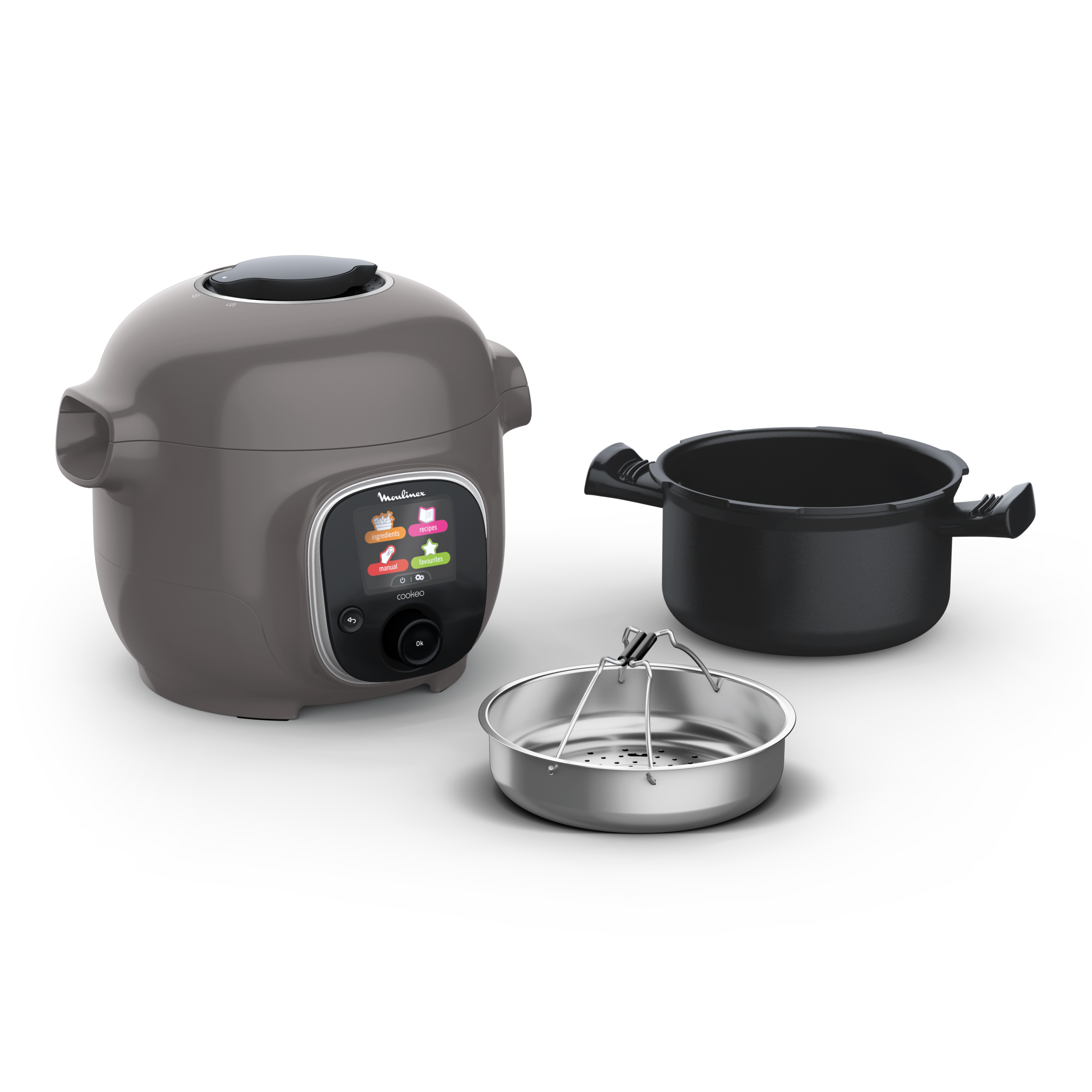 Cookeo Mini CE880910 Intelligente hogedruk multicooker - 6 programma's - 150 recepten