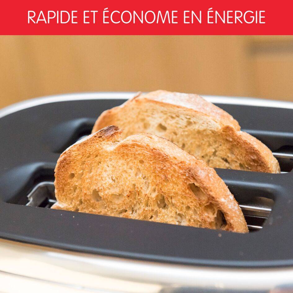 Majestuo LT883D10 Grille-pain - 2&nbsp;fentes courtes - Écran tactile