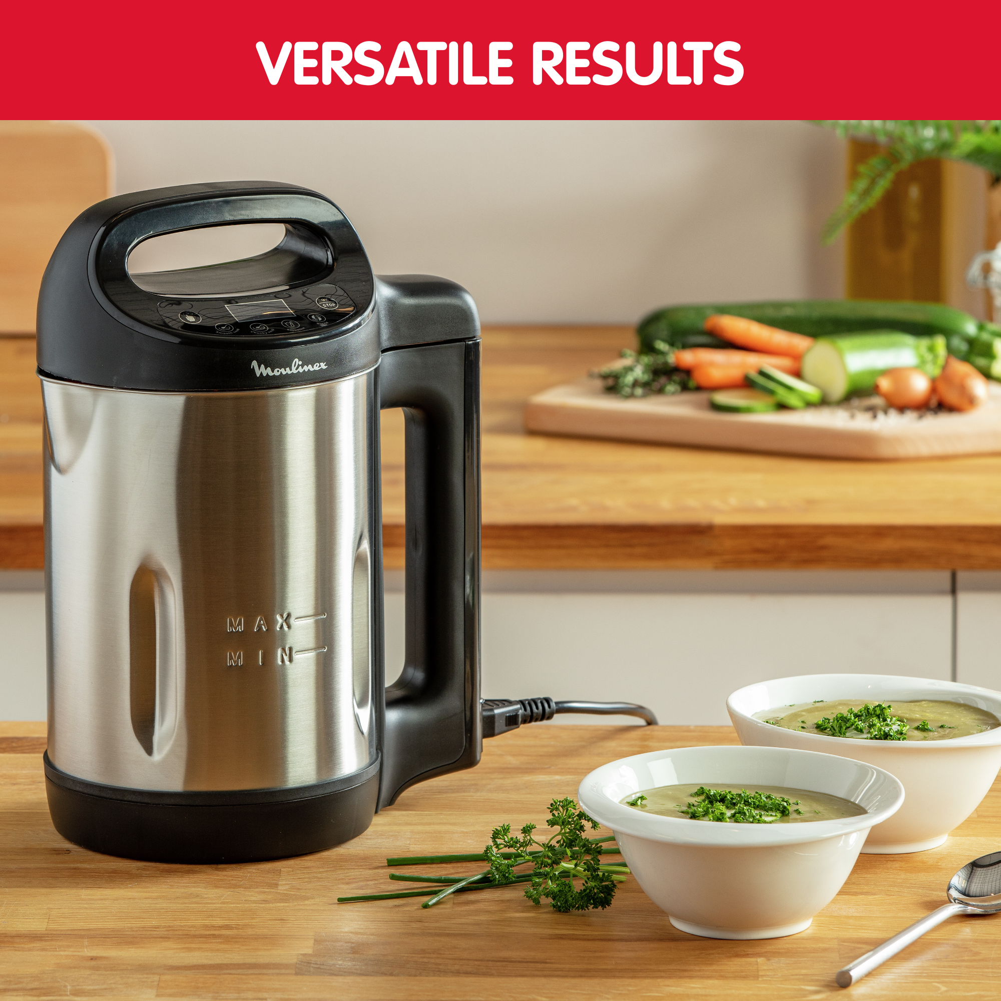 My Daily Soup LM542810 Blender chauffant - 1.000W - 4 programmes - 1,2L