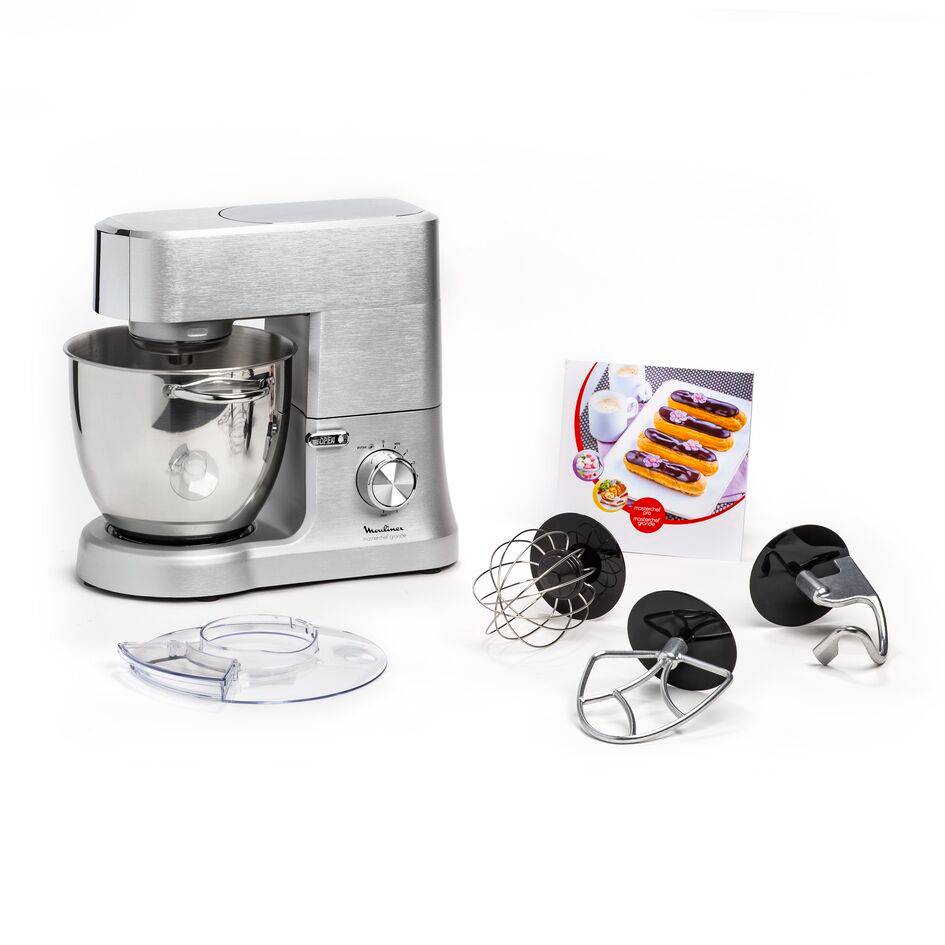 MasterChef Grande QA810D01 Robot pâtissier - 1.500W - 5 accessoires - 10 vitesses + pulse