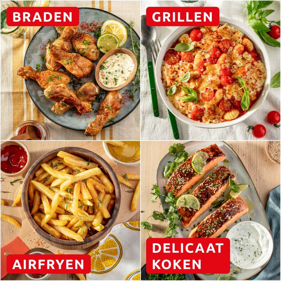 Companion Airfryer HF1508F0 Airfryer & Grill accessoire voor Companion – 4 kookmodi