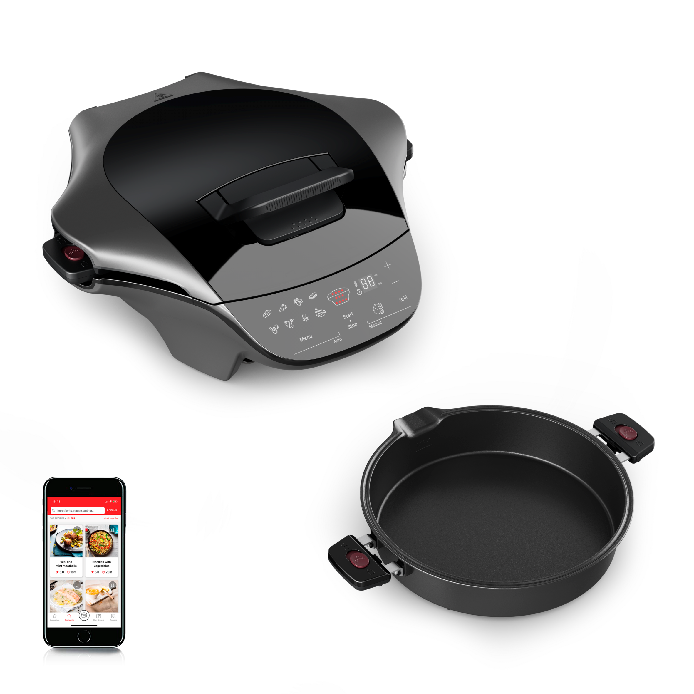 Cook'in One MG501N10 Cuiseur multifonctions 5-en-1 - 8 programmes automatiques