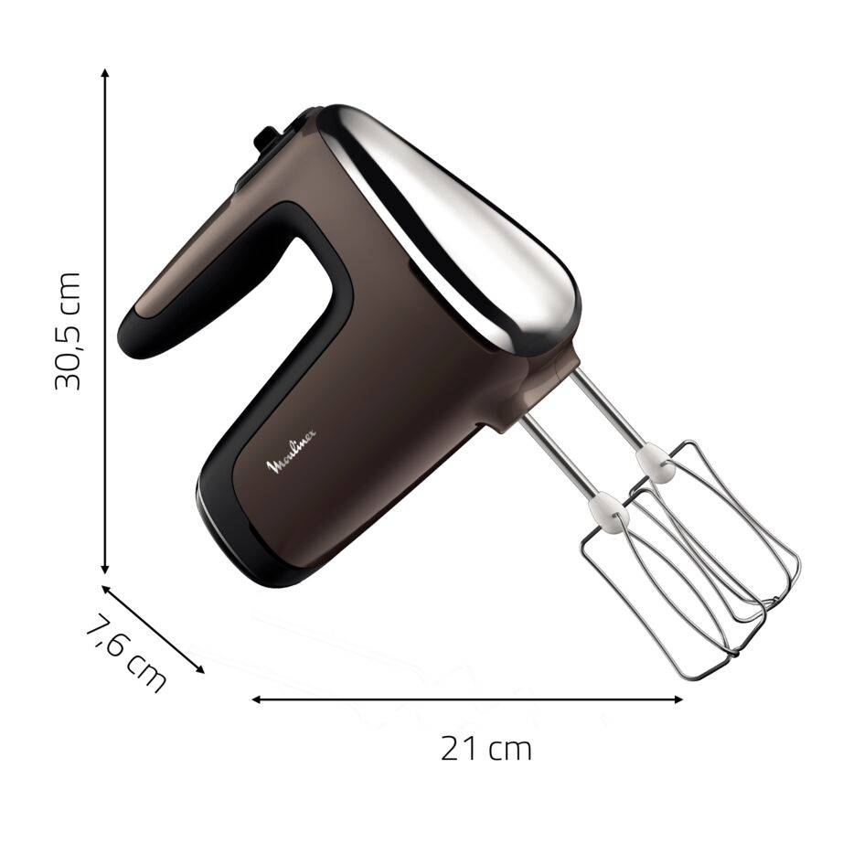PowerMix Silence HM653910 – Handmixer – 600 W – 7 accessoires – Geluidsarm