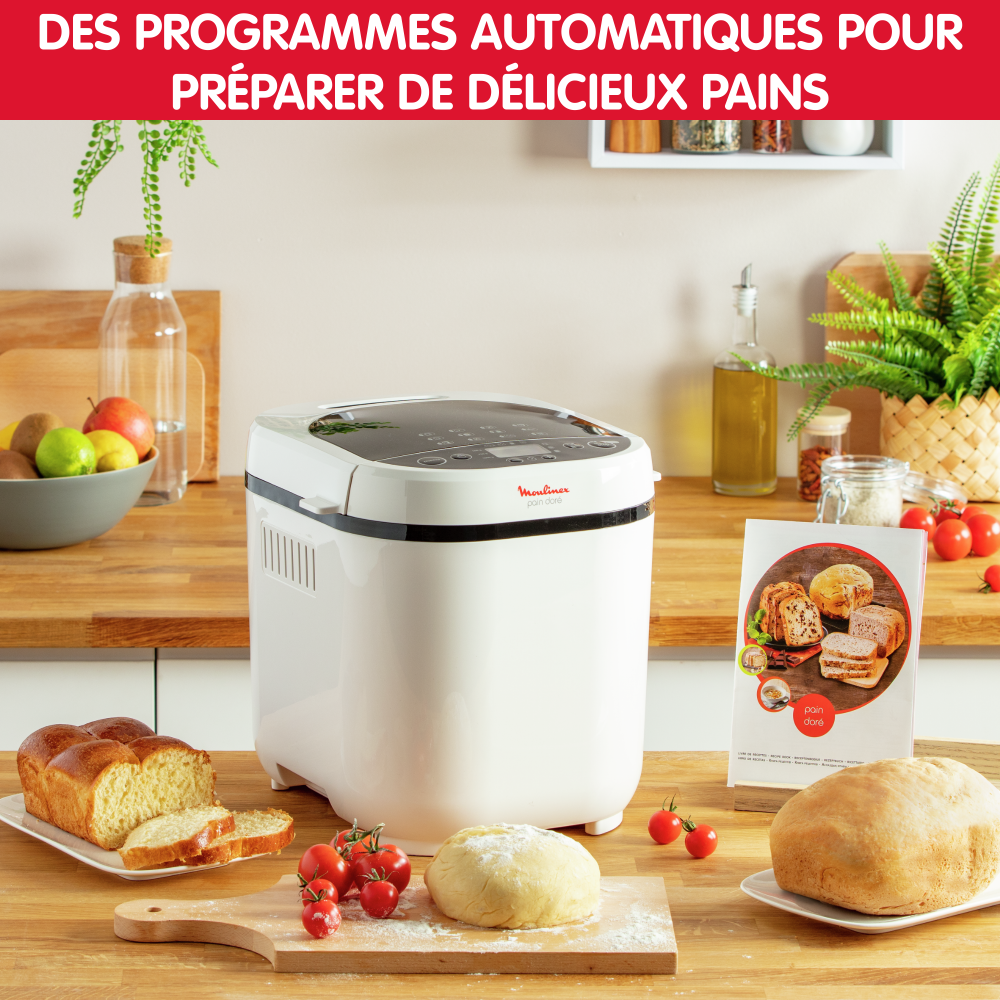 Pain Doré OW210130 Machine à pain - 12 programmes automatiques