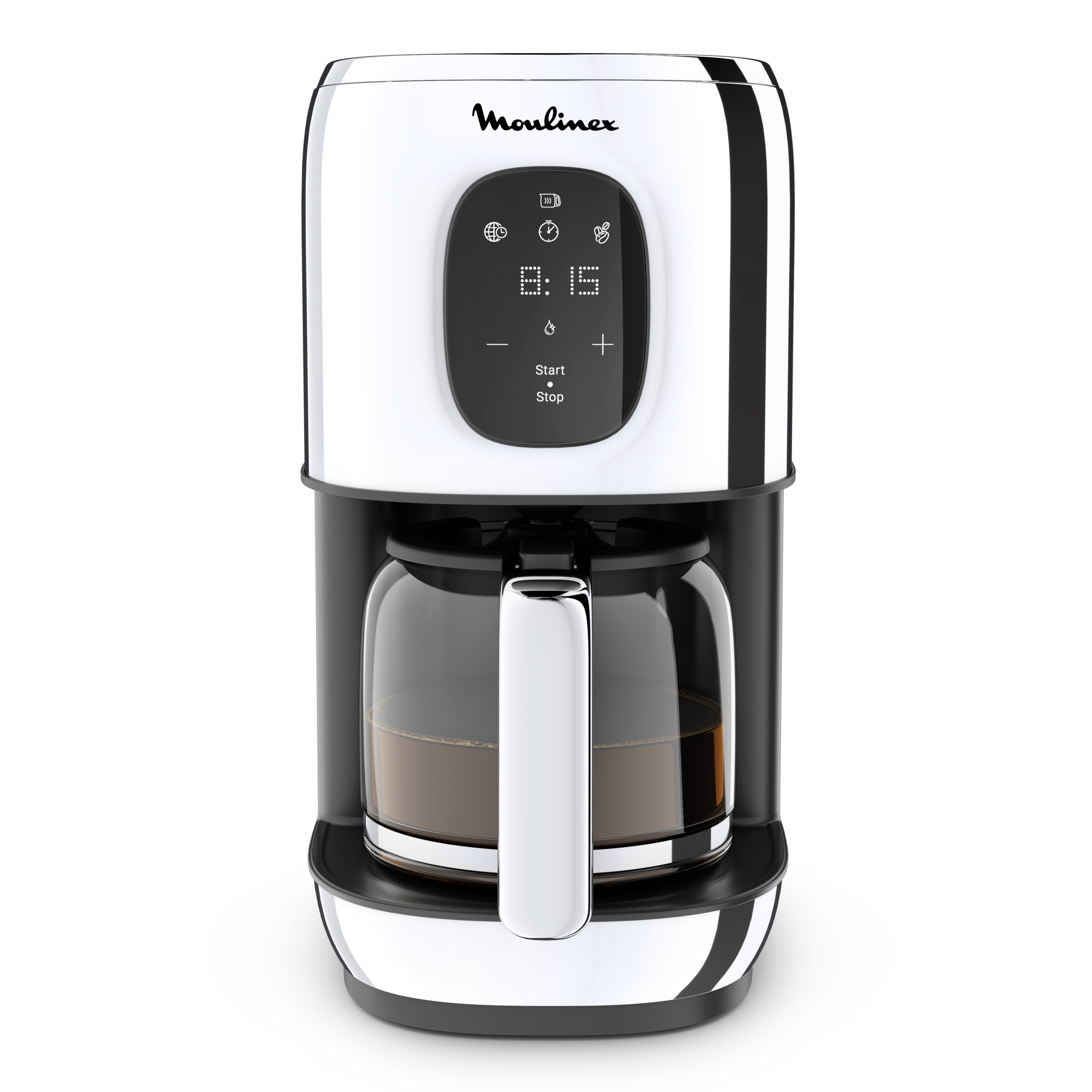 Majestuo FG883D10 Cafetière à filtre - 15 tasses - Programmable