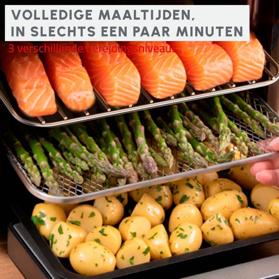 Easy Fry Multifunction AL556DF0 Air fryer 9-in-1 - 9 programma's - 15 L