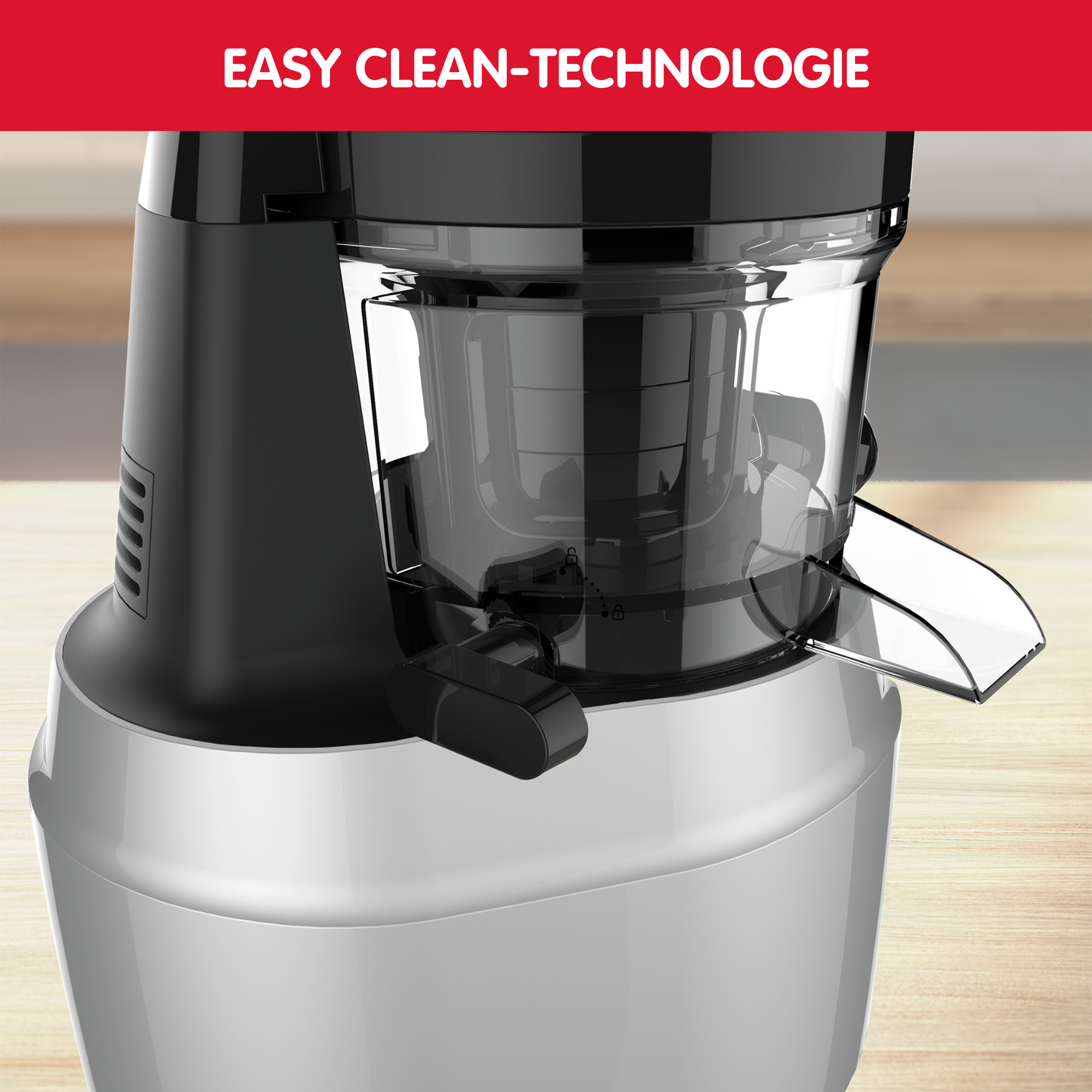 Juice & Clean ZU420E10 Slow juicer - 150W - EasyClean-functie