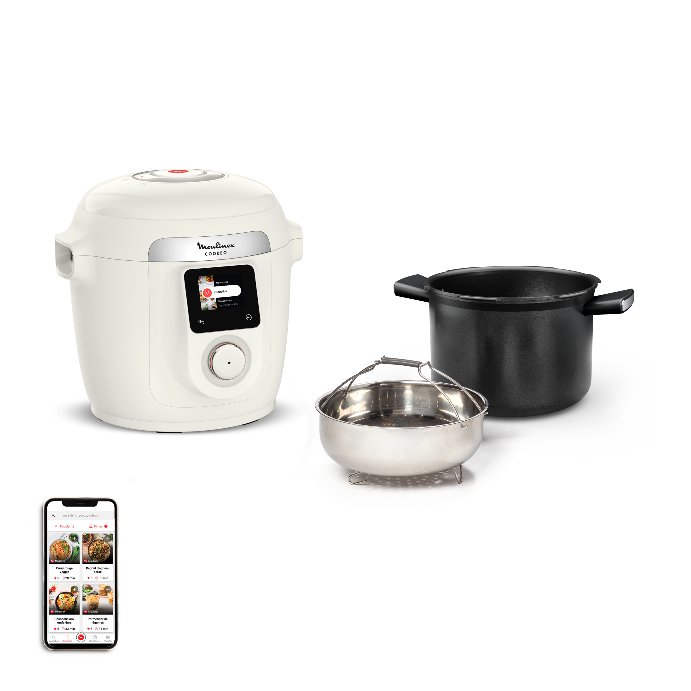 Cookeo Wifi 8-in-1 CE952AF0 Intelligente hogedruk multicooker - 8 programma's - Oneindig aantal recepten - Geconnecteerd