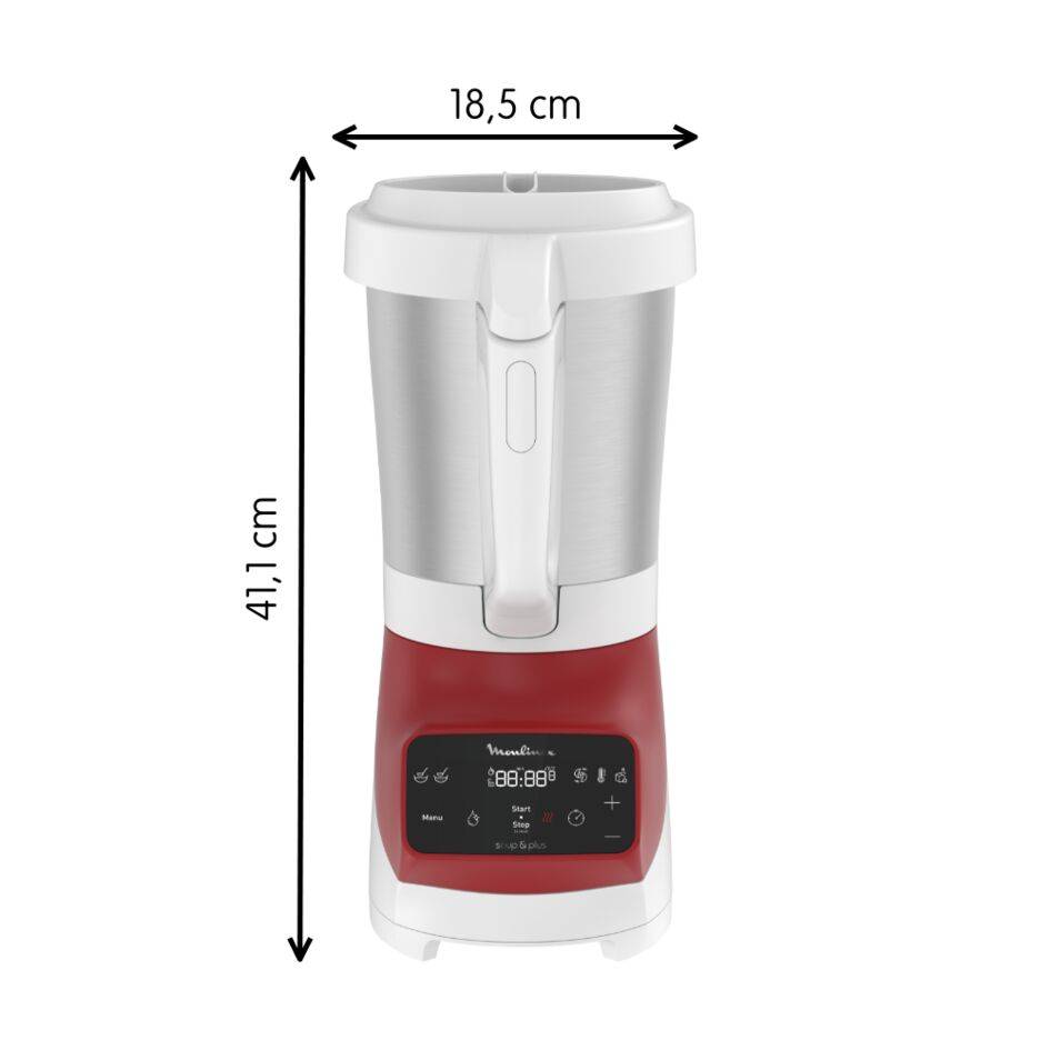 Soup & Plus LM924500 Blender chauffant - 1.100W - 3 programmes - 2L