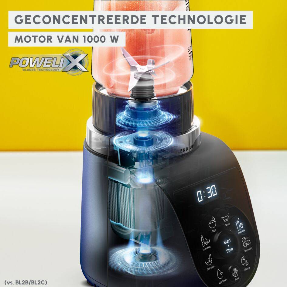 Blend Up LM19H4F0 Mini-blender - 1000 W - 8 programma's - 700mL