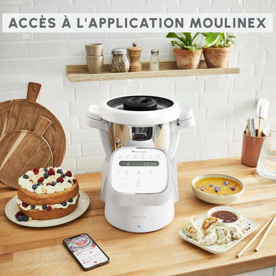 i-Companion HF941AF0 Robot cuiseur - 12&nbsp;programmes automatiques - 6 accessoires