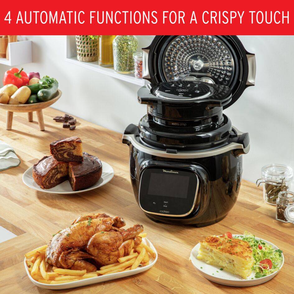Extra Crisp EZ150800 Accessoire Air Fryer & Grill pour Cookeo