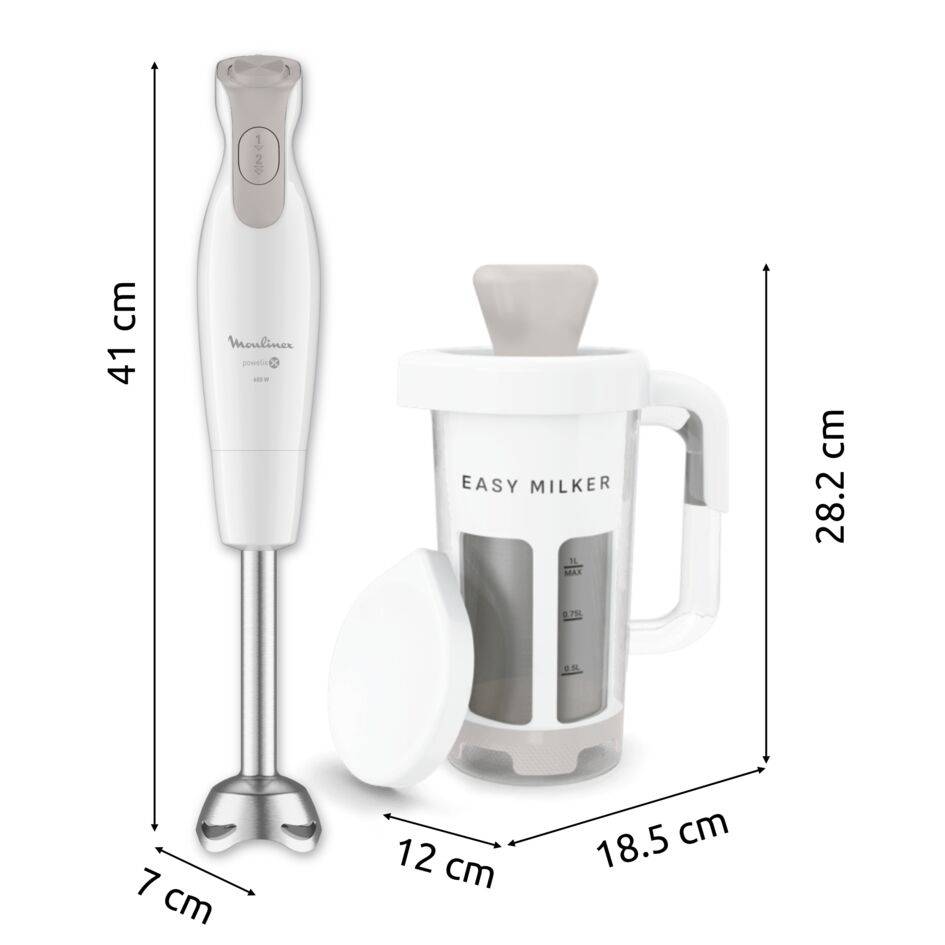 Easy Milker Dailychef VD70G1E0 - Préparateur de lait végétal - Mixeur plongeant 