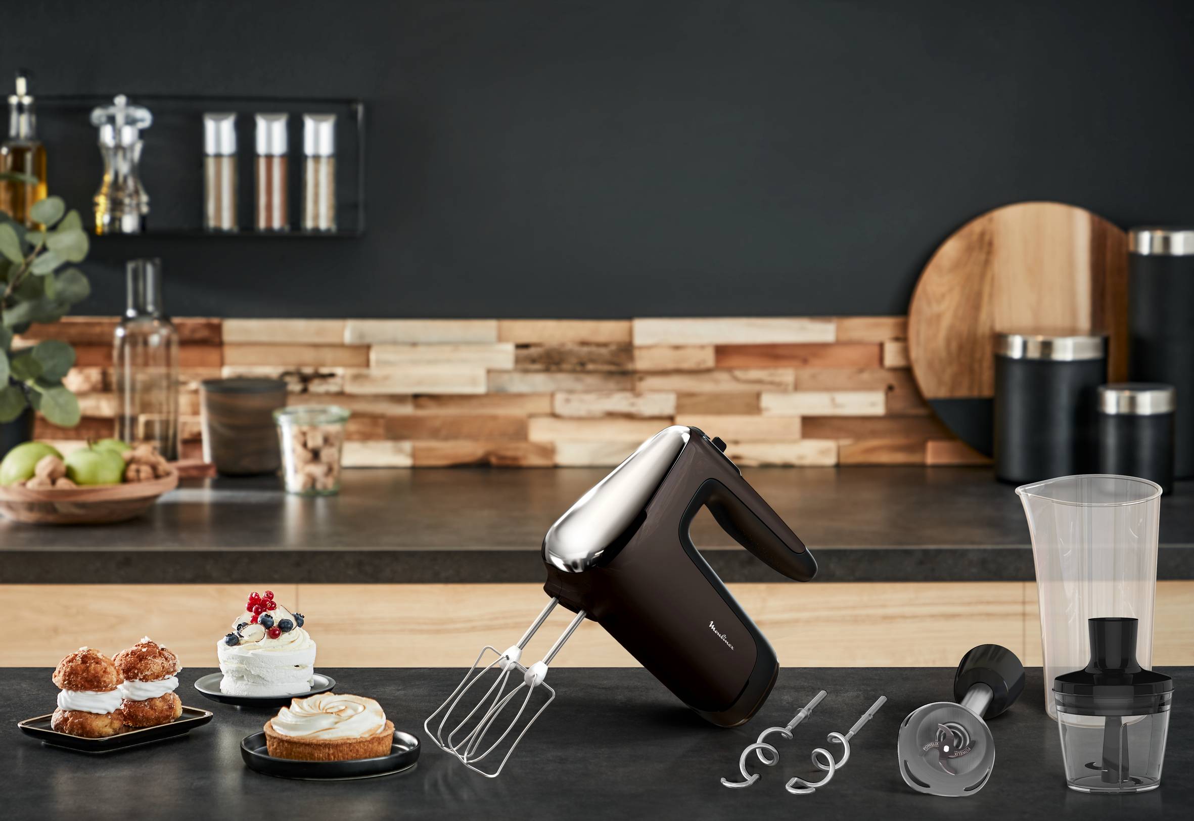 PowerMix Silence HM653910 – Handmixer – 600 W – 7 accessoires – Geluidsarm