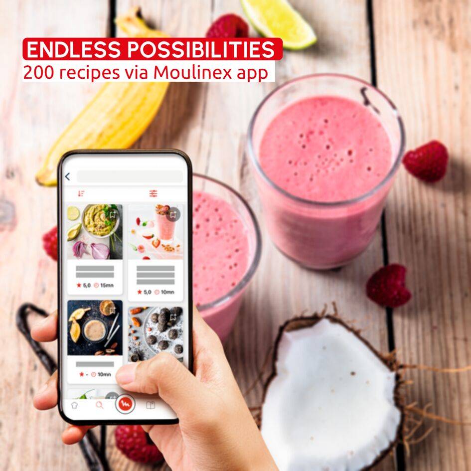 Blend force cook LM5768F0 - Cooking Bender - 1000 W - 6 vitesses - 5 programmes automatiques 