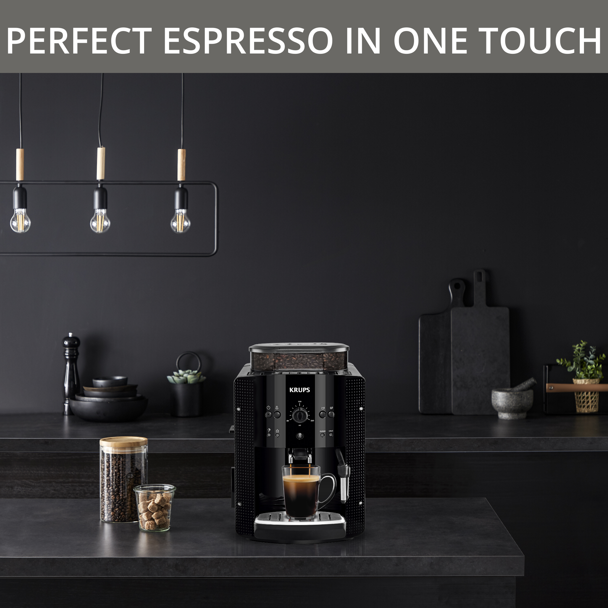 Essential EA810870 Volautomatische espressomachine - 3 koffierecepten - 1,7L