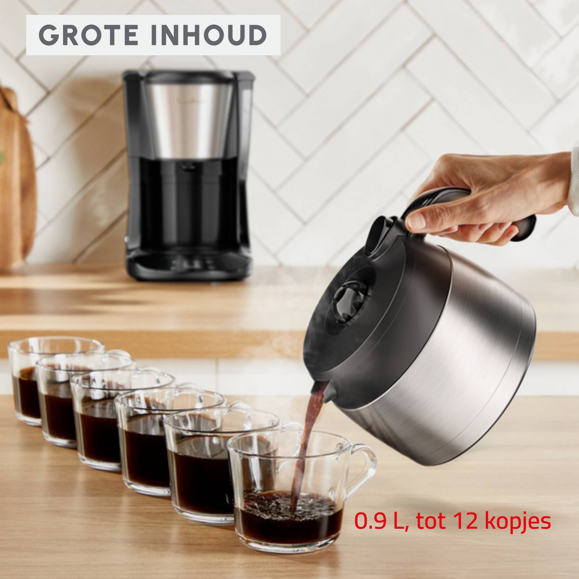 Subito FT5S2DE0  Koffiezetapparaat met filter - 12 kopjes