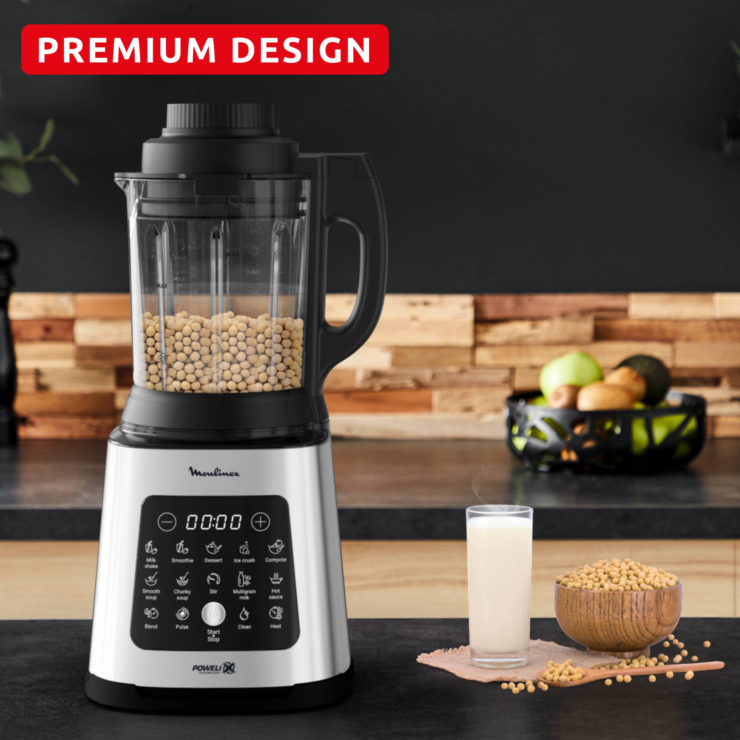 PerfectMix Cook LM835D10 Heating high-speed blender - 1.400W - 10 programma's - 2,0L