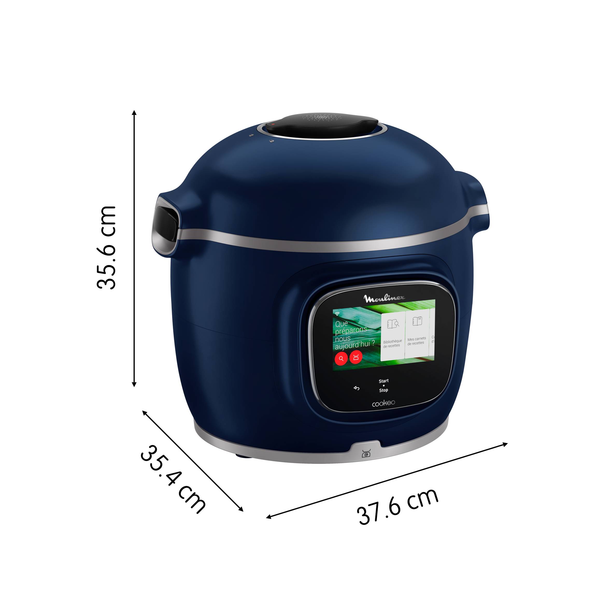Cookeo Touch Pro CE943410 Intelligente hogedruk multicooker - 13 programma's - Oneindig aantal recepten - Geconnecteerd - Ingebouwde keukenweegschaal