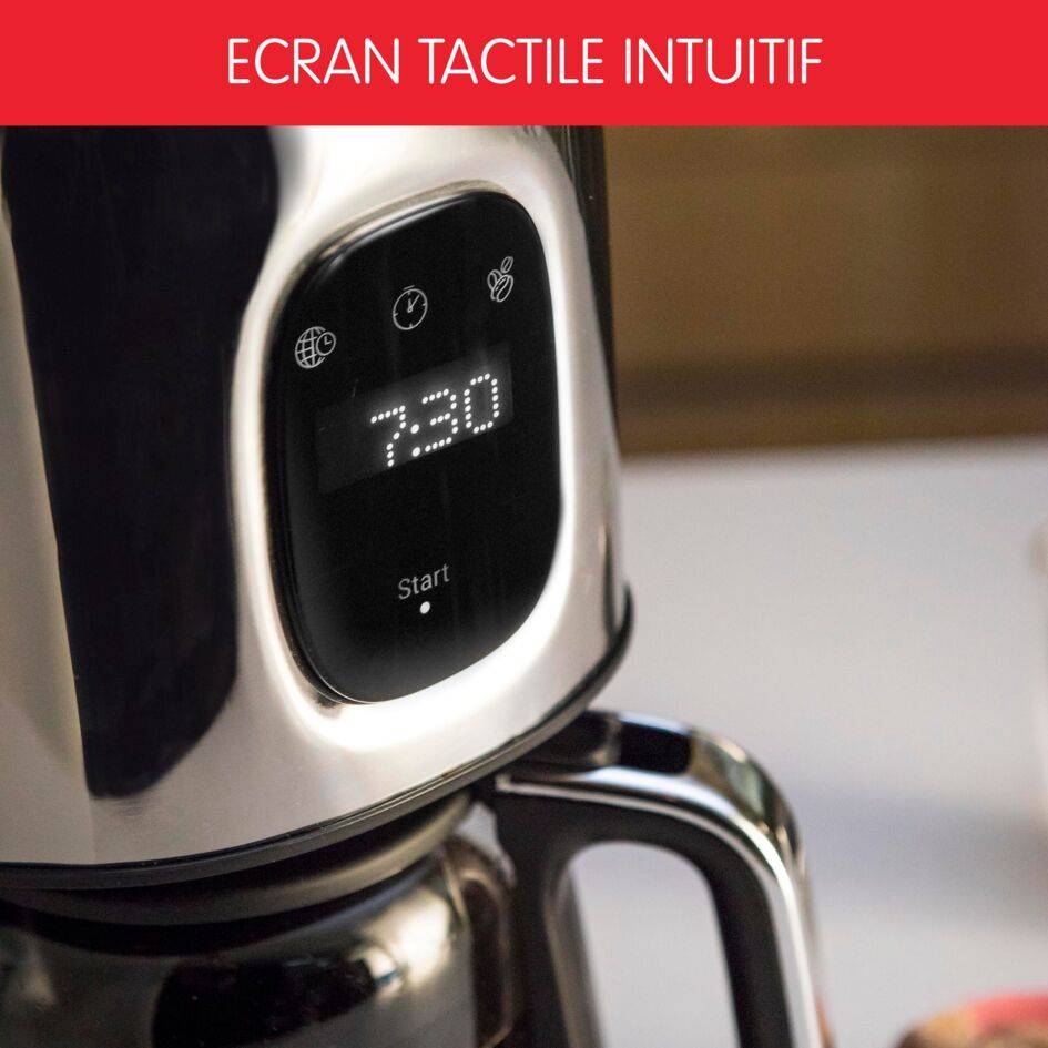 Majestuo FG883D10 Cafetière à filtre - 15 tasses - Programmable