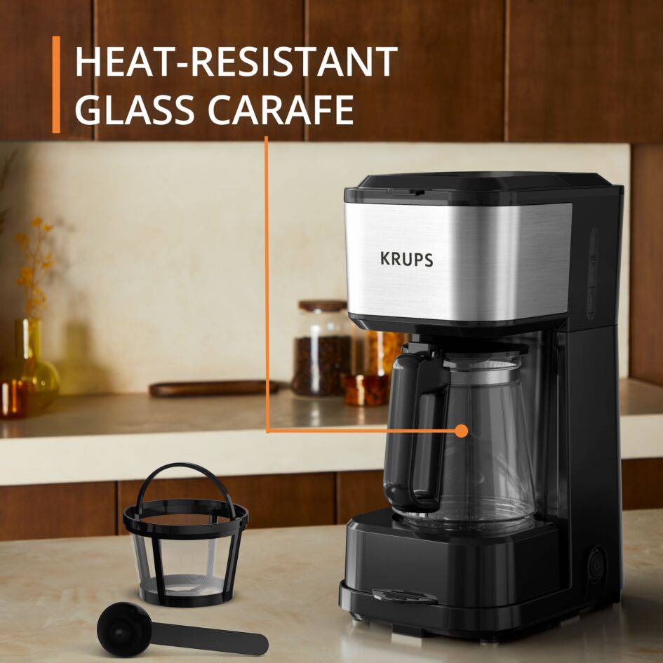 Simply Brew KM207D10 Cafetière à filtre 3-en-1 + mug isotherme